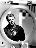 Marcello Mastroianni looking in the mirror from "Fellini's 8½" [1963]
