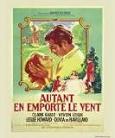 Gone With The Wind poster - French poster (green)