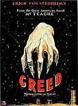 Greed 1924 silent film 'claw' poster