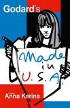 poster for 2009 re-release of Godard's "Made In U.S.A" film from 1966