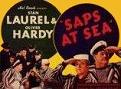 poster for Saps At Sea feature film starring Laurel & Hardy