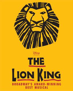 poster for "The Lion King" musical post-Broadway touring company