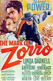 The Mark of Zorro 1940 sound movie starring Tyrone Power
