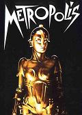 Metropolis 1927 movie poster gold robot