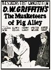 Musketeers of Pig Alley b&w poster
