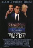 Wall Street movie by Oliver Stone, starring Michael Douglas & Charlie Sheen