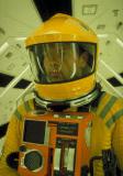 Kubrick's 2001 movie premium photo print - yellow space suit
