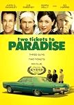 yellow poster for 'Two Tickets To Paradise' movie