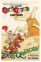 Don Quixote color cartoon short by Ub Iwerks