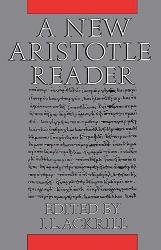 New Aristotle Reader book edited by J.L. Ackrill