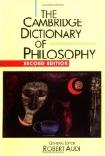 Cambridge Dictionary of Philosophy book edited by Robert Audi