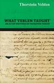 What Veblen Taught book edited by Wesley Claire Mitchell