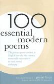 100 Essential Modern Poems anthology edited by Joseph Parisi