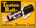 Tootsie Roll candy tin sign