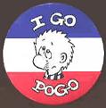 I Go Pogo button from 1980
