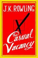 red 'The Casual Vacancy' bookcover