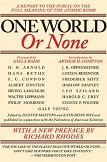 One World or None book edited by Dexter Masters & Katherine Way