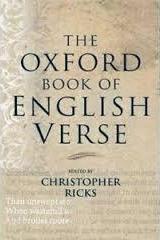 Oxford Book of English Verse anthology edited by Christopher Ricks