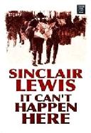 red-black cover for "It Can't Happen Here" by Sinclair Lewis