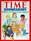 Doonesbury on Time Magazine cover 9 February 1976