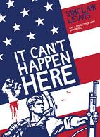 red-white-blue audiobook cover for "It Can't Happen Here"by Sinclair Lewis