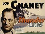 lobby card for 'Thunder' 1929 lost film starring Lon Chaney