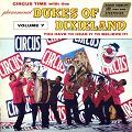 vinyl LP album cover for "Circus Time With The Dukes of Dixieland"