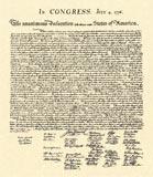 Declaration of Independence poster