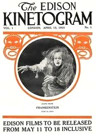 cover of 'The Edison Kinetogram' film release catalog for May 1910