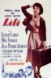 Lili musical movie poster starring Leslie Caron & Mel Ferrer