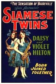 poster for the Hilton Sister vaudeville act