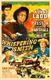 poster for Whispering Smith 1948 movie starring Alan Ladd